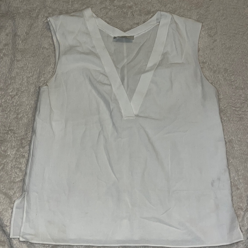 Vince V-Neck Sleeveless Top